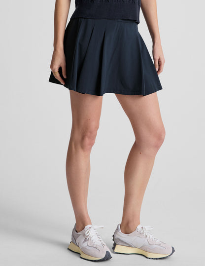 Beyond Yoga Mini Pleated Built In Shorts Skirt - Nocturnal Navy