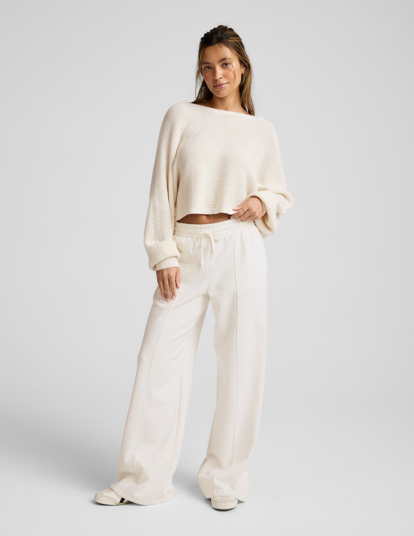 Beyond Yoga Ready For Barre Cropped Sweater