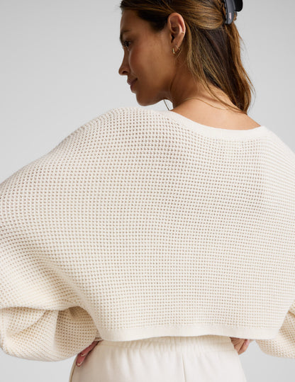 Beyond Yoga Ready For Barre Cropped Sweater