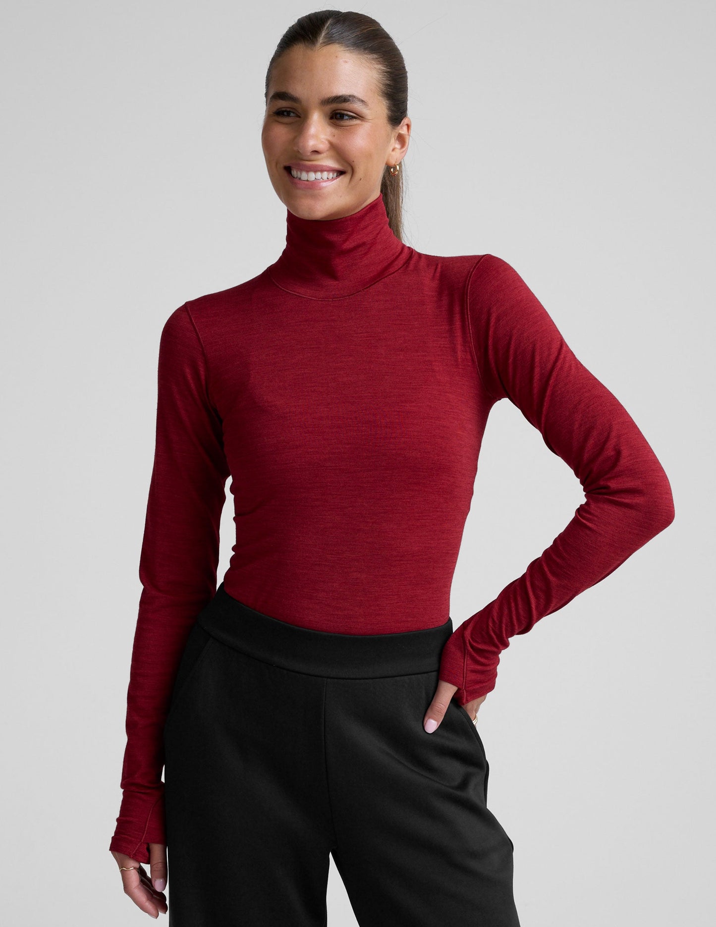 Beyond Yoga LuxeKnit Merino Wool Turtleneck
