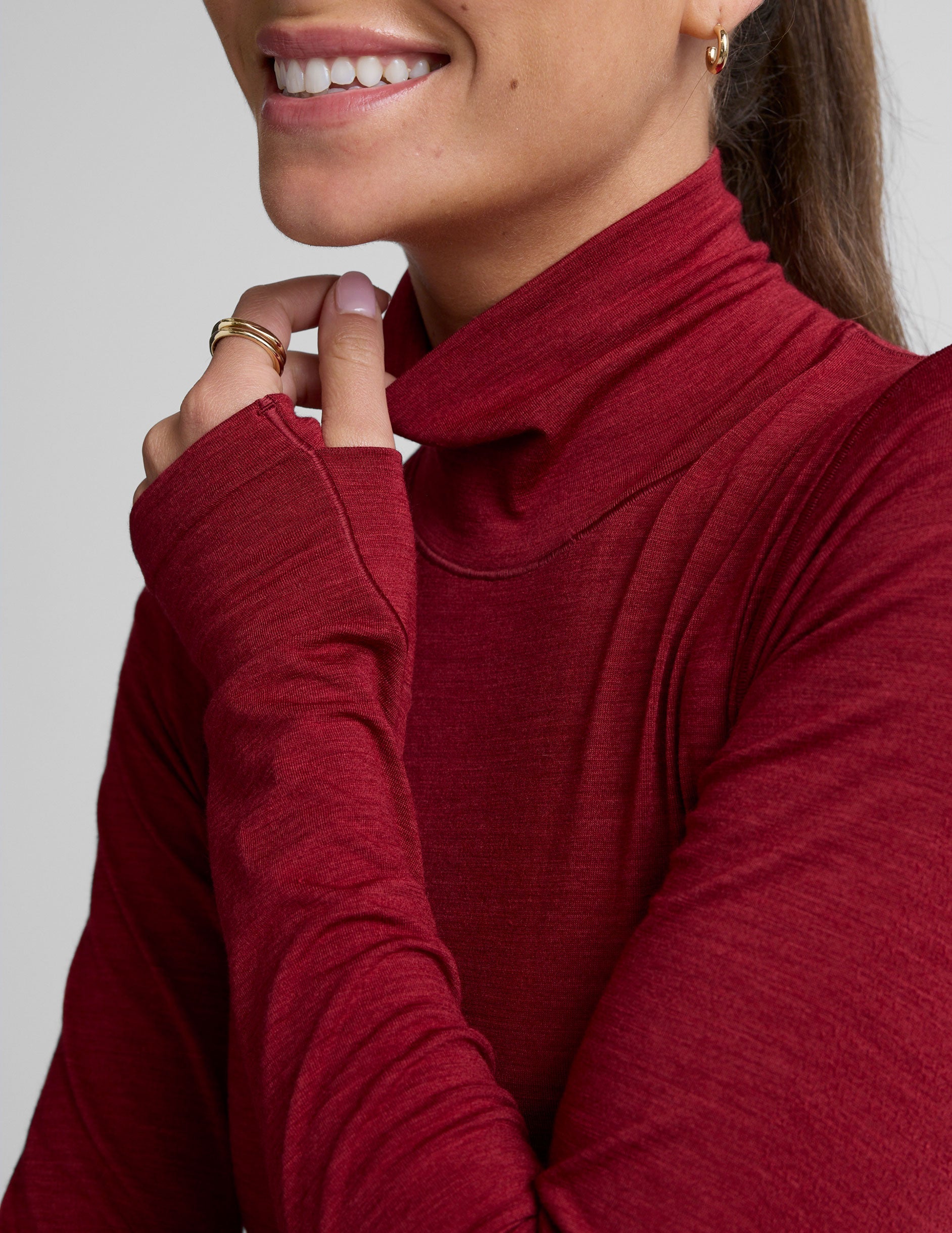 Beyond Yoga LuxeKnit Merino Wool Turtleneck
