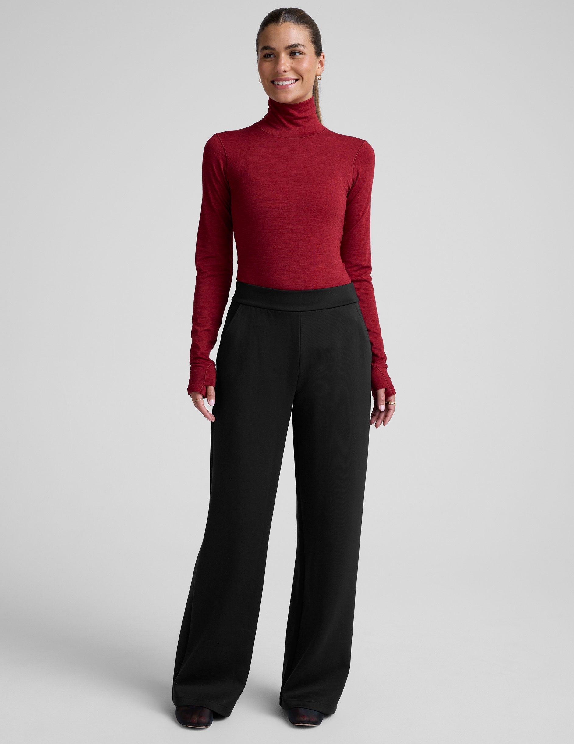 Beyond Yoga LuxeKnit Merino Wool Turtleneck