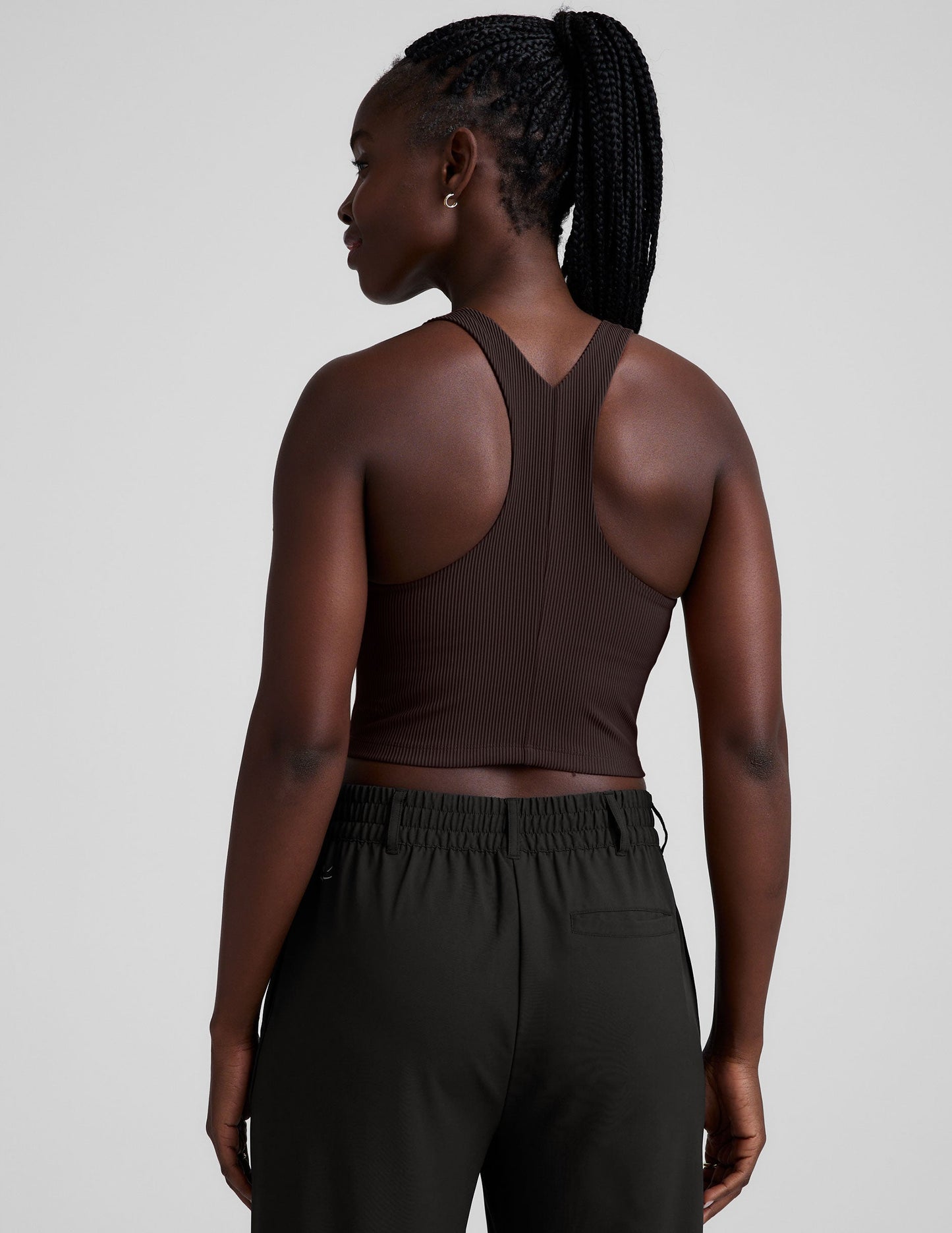 Beyond Yoga Refocus Ribbed Cropped Tank