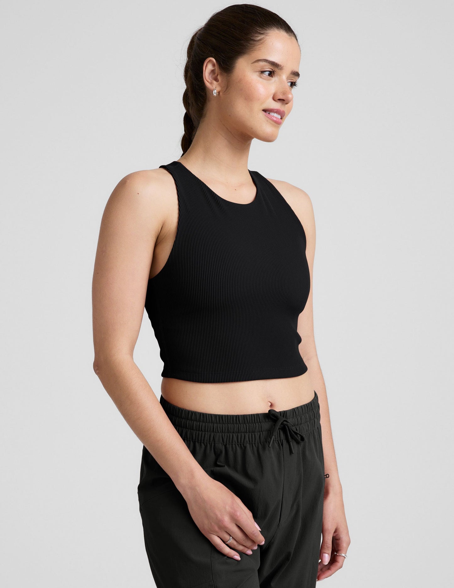 Beyond Yoga Refocus Ribbed Cropped Tank