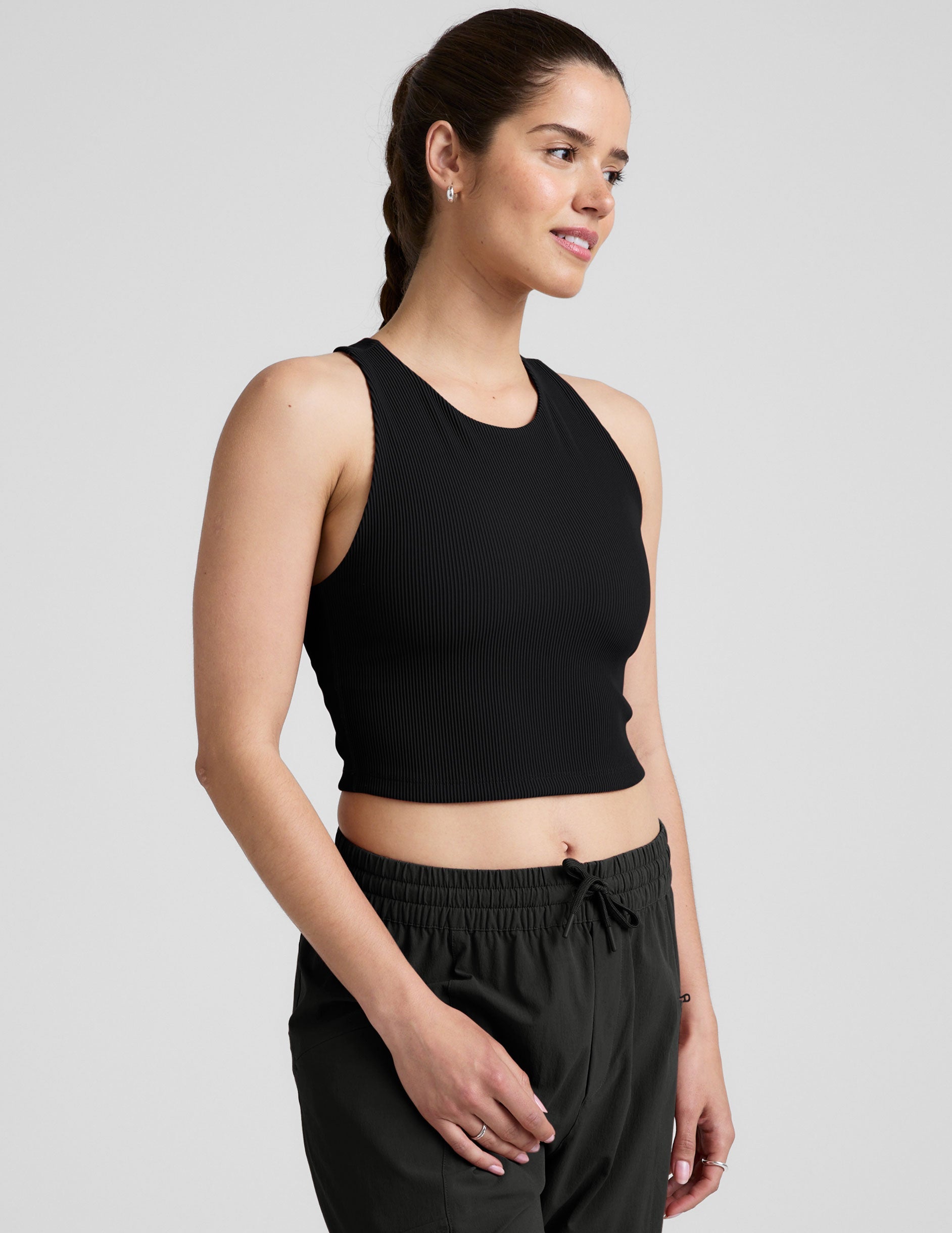 Beyond Yoga Refocus Ribbed Cropped Tank
