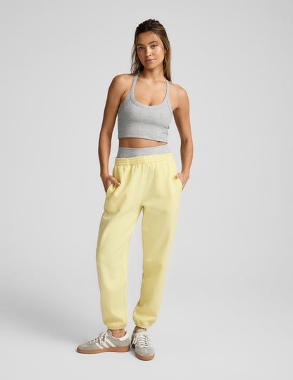 Beyond Yoga Relaxed Fit Cuffed LuxeFleece Sweatpant - Yellow
