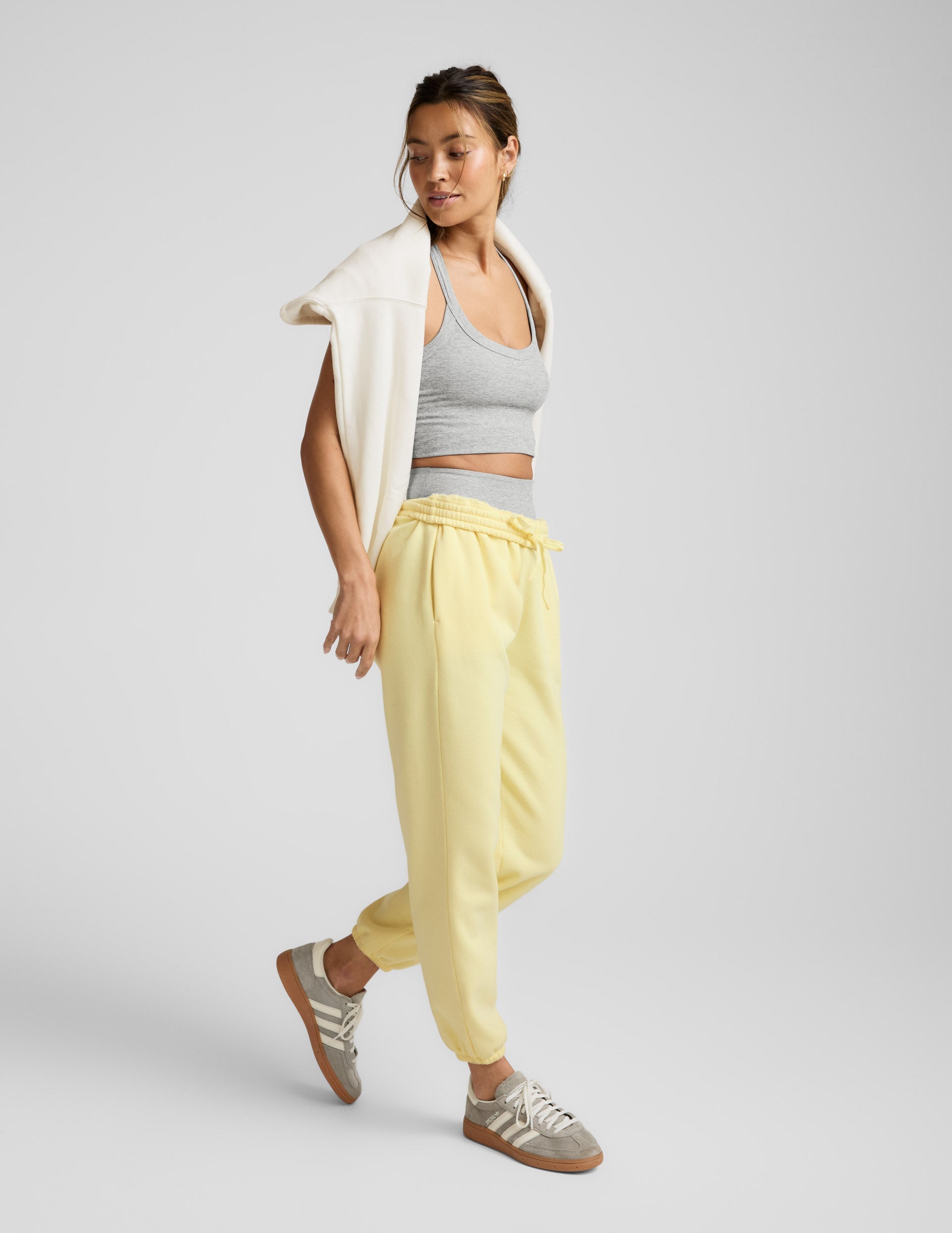 Beyond Yoga Relaxed Fit Cuffed LuxeFleece Sweatpant - Yellow