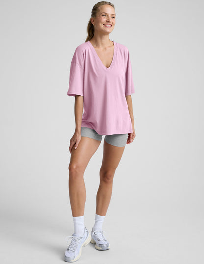 Beyond Yoga Oversized V-neck Cotton Tee
