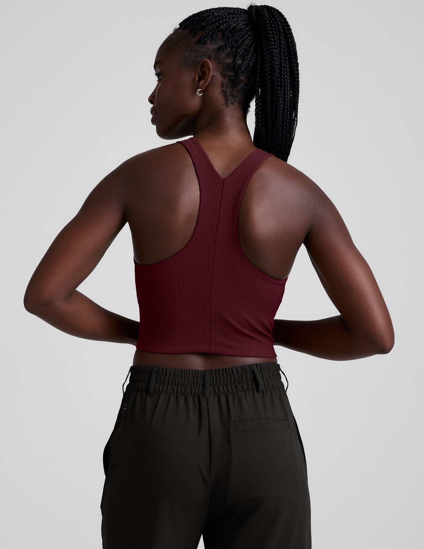 Beyond Yoga Refocus Ribbed Cropped Tank