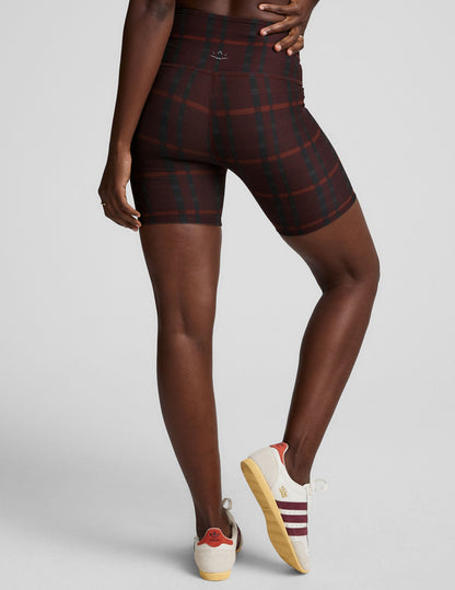Beyond Yoga High Waisted 5" SoftMark Biker Shorts - Dark Cherry