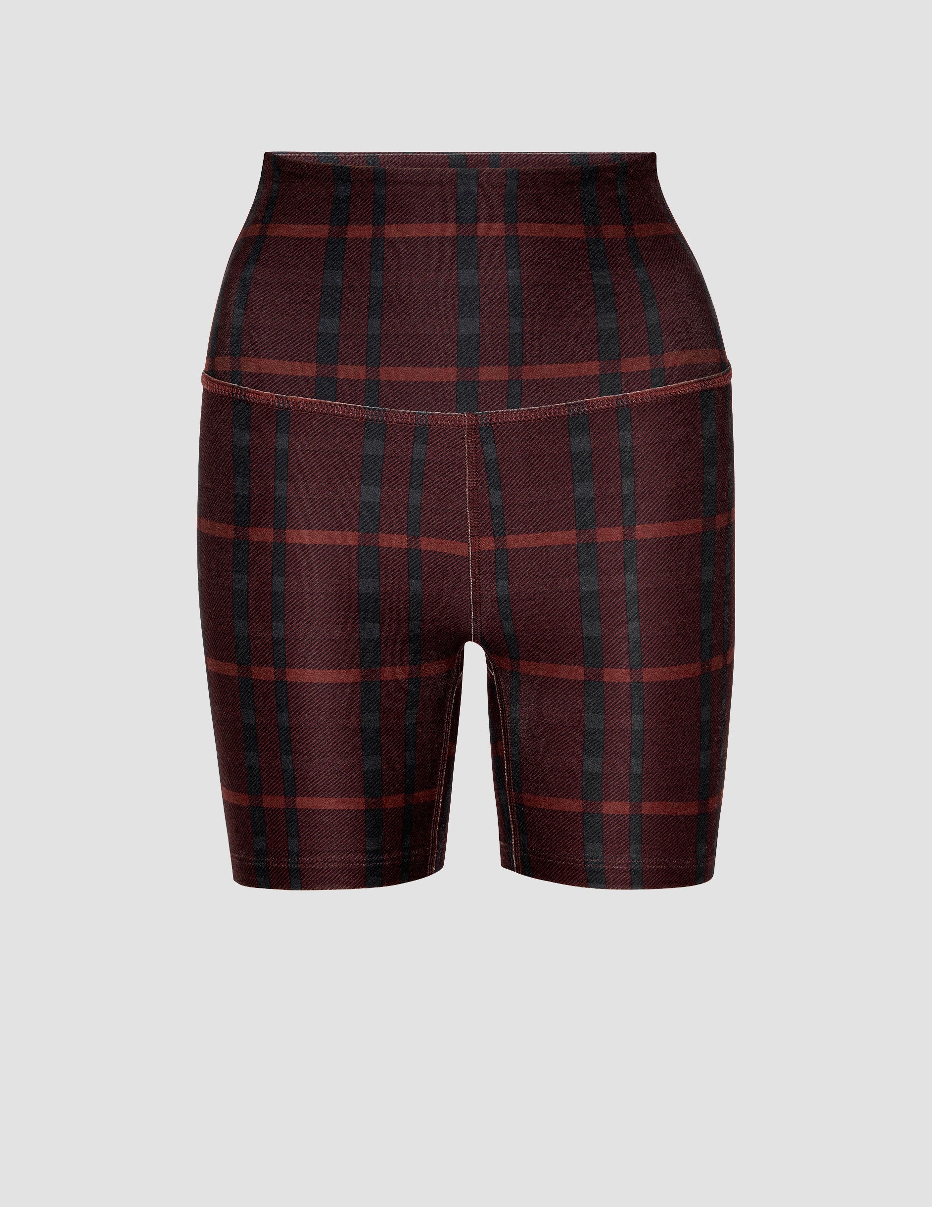Beyond Yoga High Waisted 5" SoftMark Biker Shorts - Dark Cherry