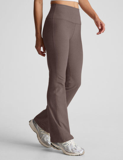 Beyond Yoga High Waisted Boot Cut Spacedye Pants - Woodland Heather