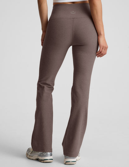 Beyond Yoga High Waisted Boot Cut Spacedye Pants - Woodland Heather