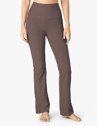 Beyond Yoga High Waisted Boot Cut Spacedye Pants - Woodland Heather