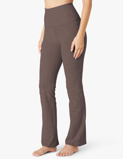 Beyond Yoga High Waisted Boot Cut Spacedye Pants - Woodland Heather