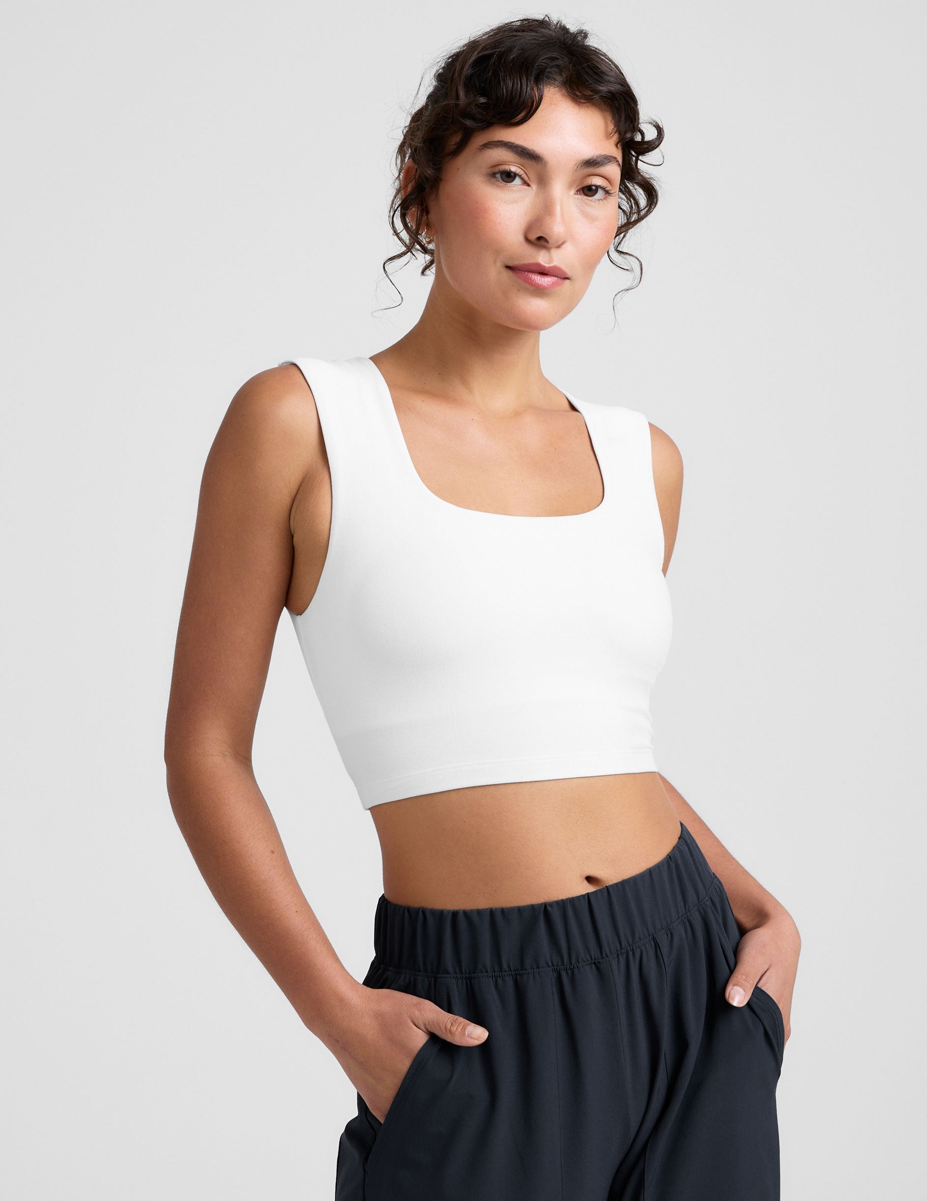 Beyond Yoga Spacedye Square Up Cropped Tank