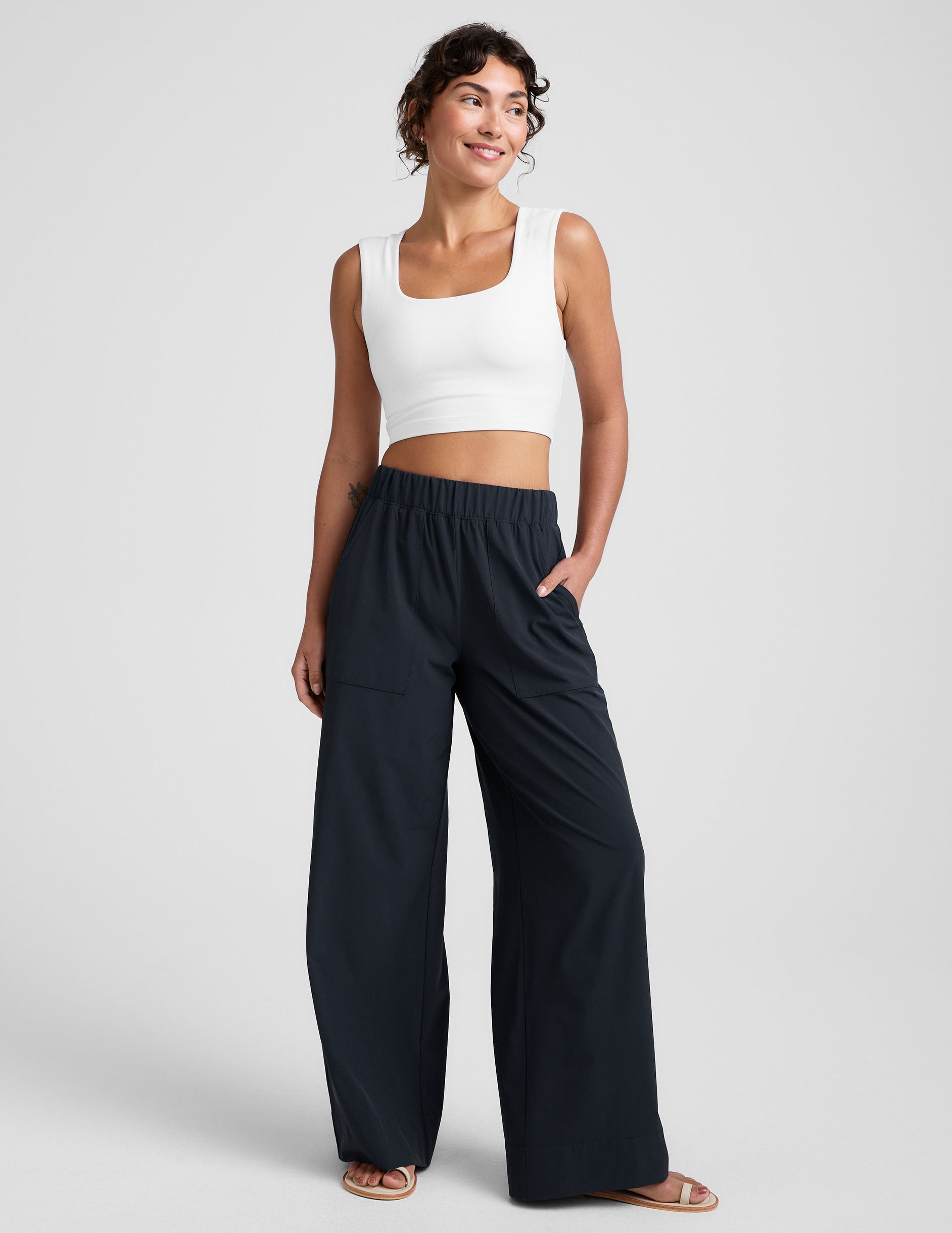 Beyond Yoga Spacedye Square Up Cropped Tank