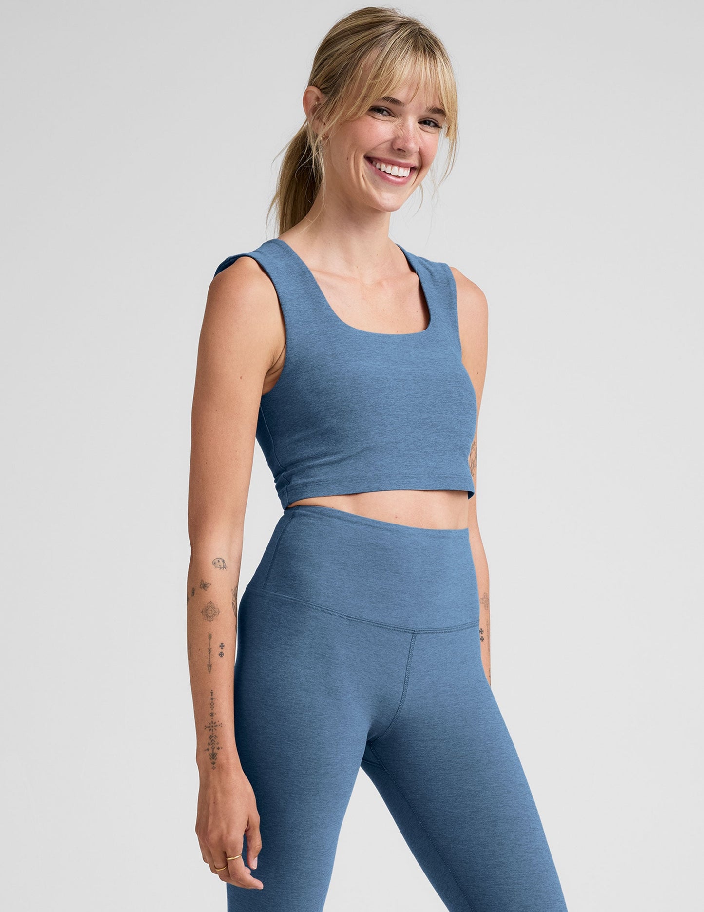 Beyond Yoga Spacedye Square Up Cropped Tank