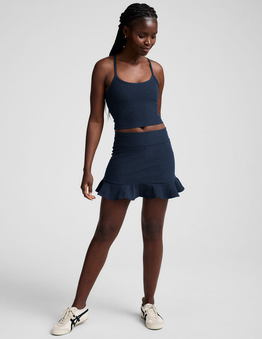 Beyond Yoga High Waisted Spacedye Tennis Skirt - Nocturnal Navy
