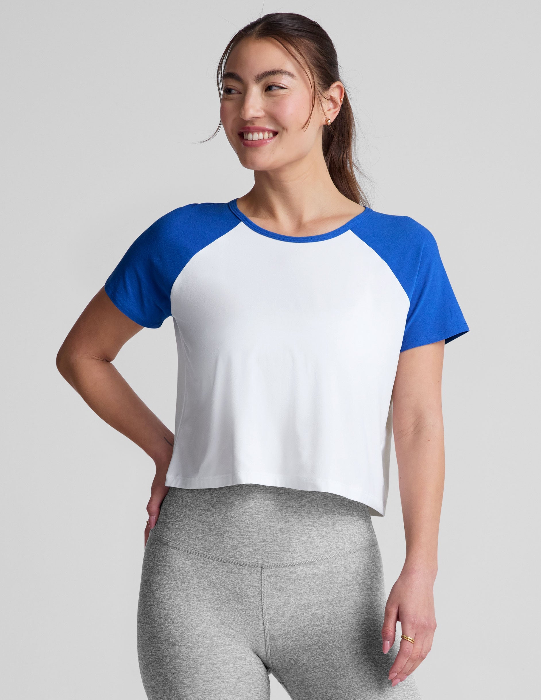 Beyond Yoga Featherweight Colorblock Tee