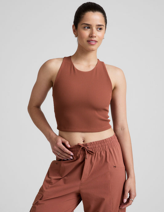 Beyond Yoga Refocus Ribbed Cropped Tank