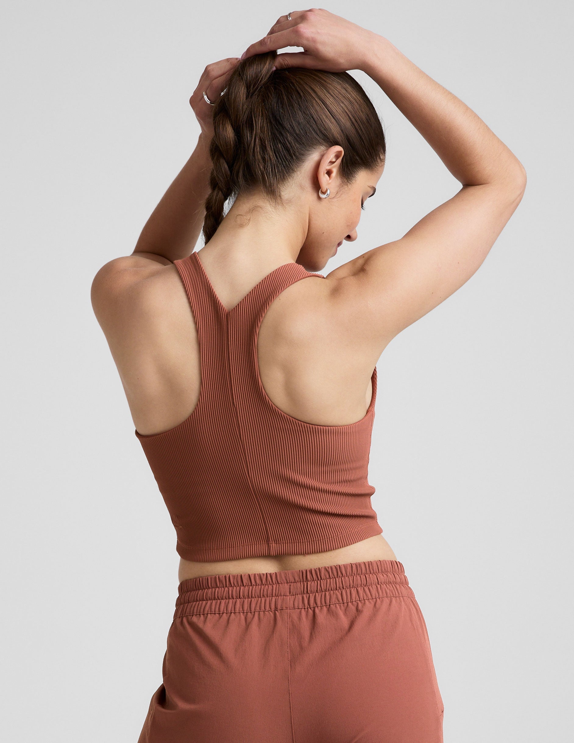 Beyond Yoga Refocus Ribbed Cropped Tank