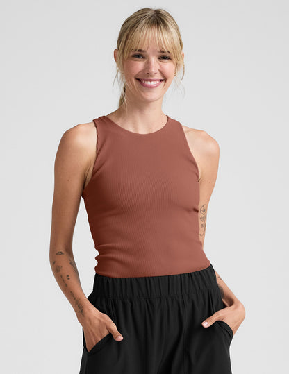 Beyond Yoga Refocus Ribbed Classic Tank