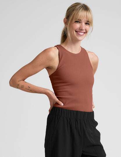 Beyond Yoga Refocus Ribbed Classic Tank