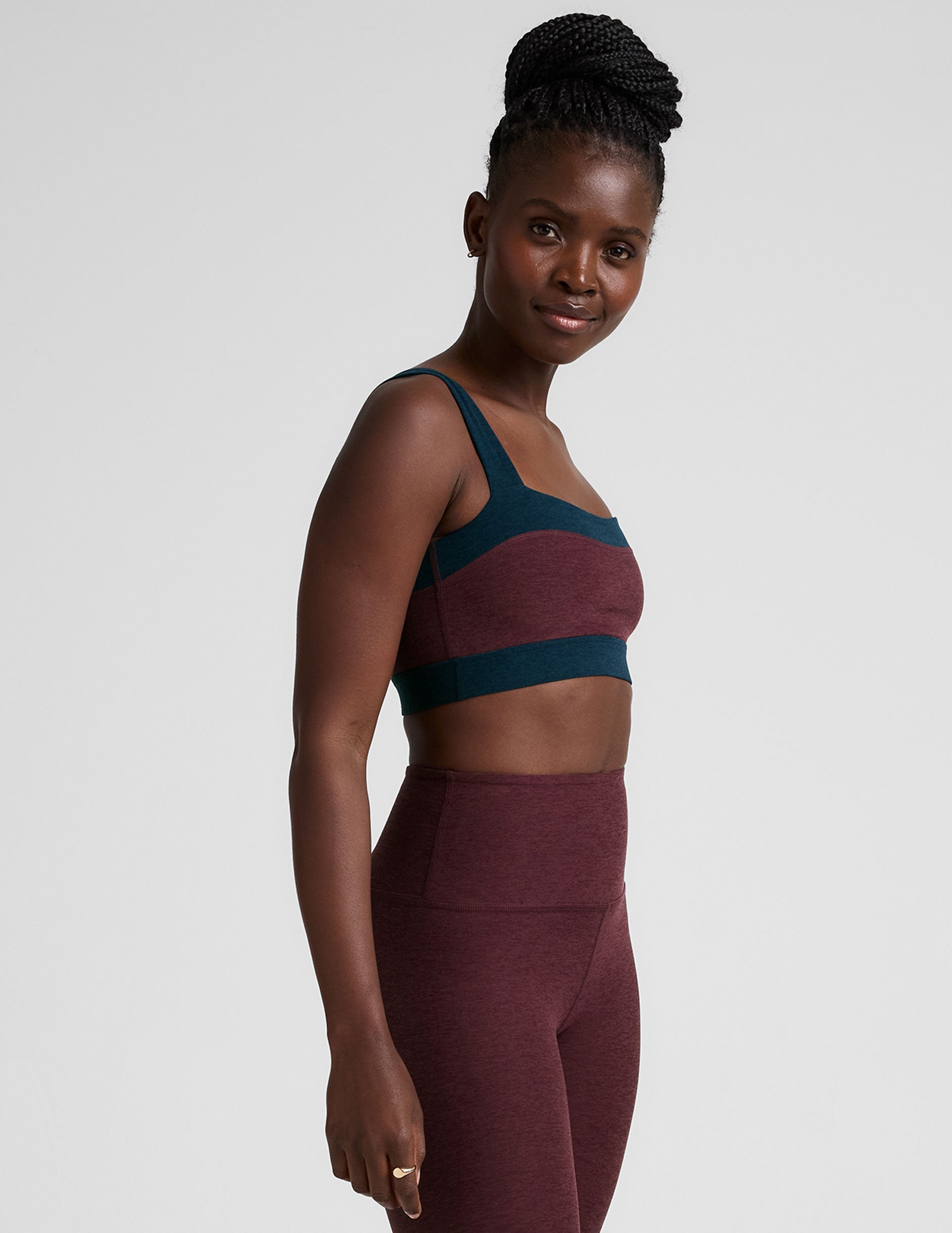 Beyond Yoga Spacedye Horizon Colorblock Bra