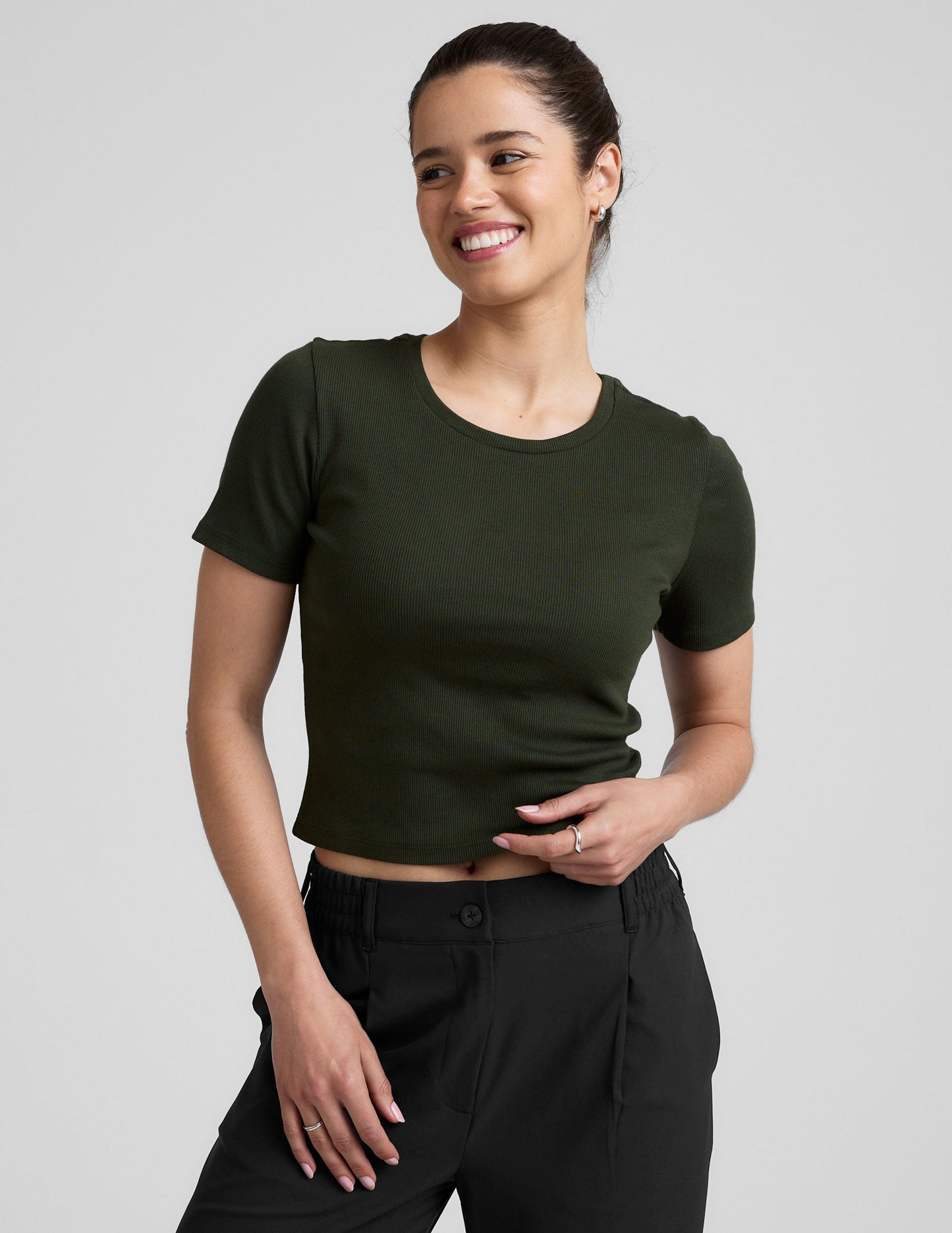 Beyond Yoga Rib Baby Tee
