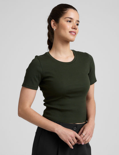 Beyond Yoga Rib Baby Tee
