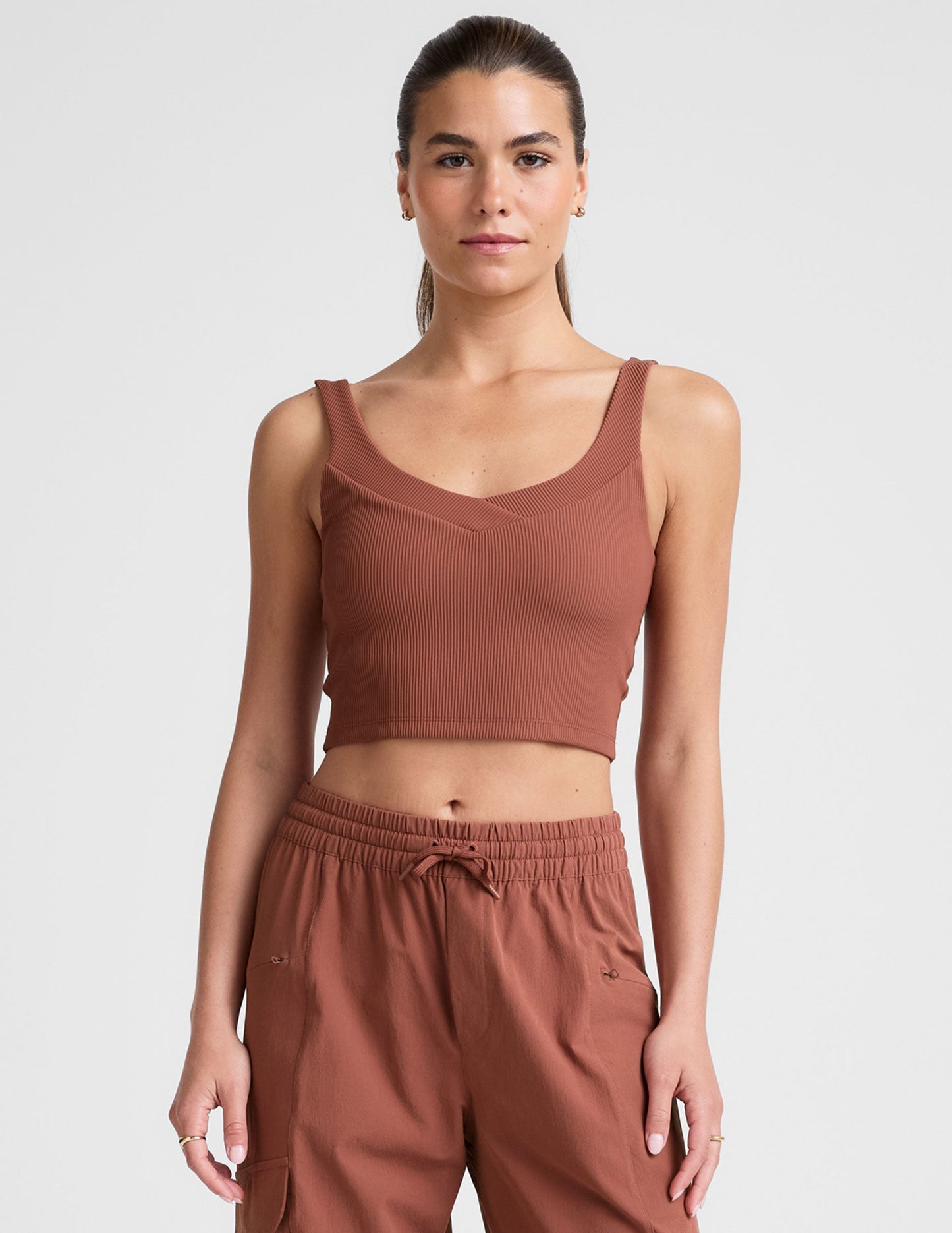 Beyond Yoga Impulse Ribbed Cropped Tank