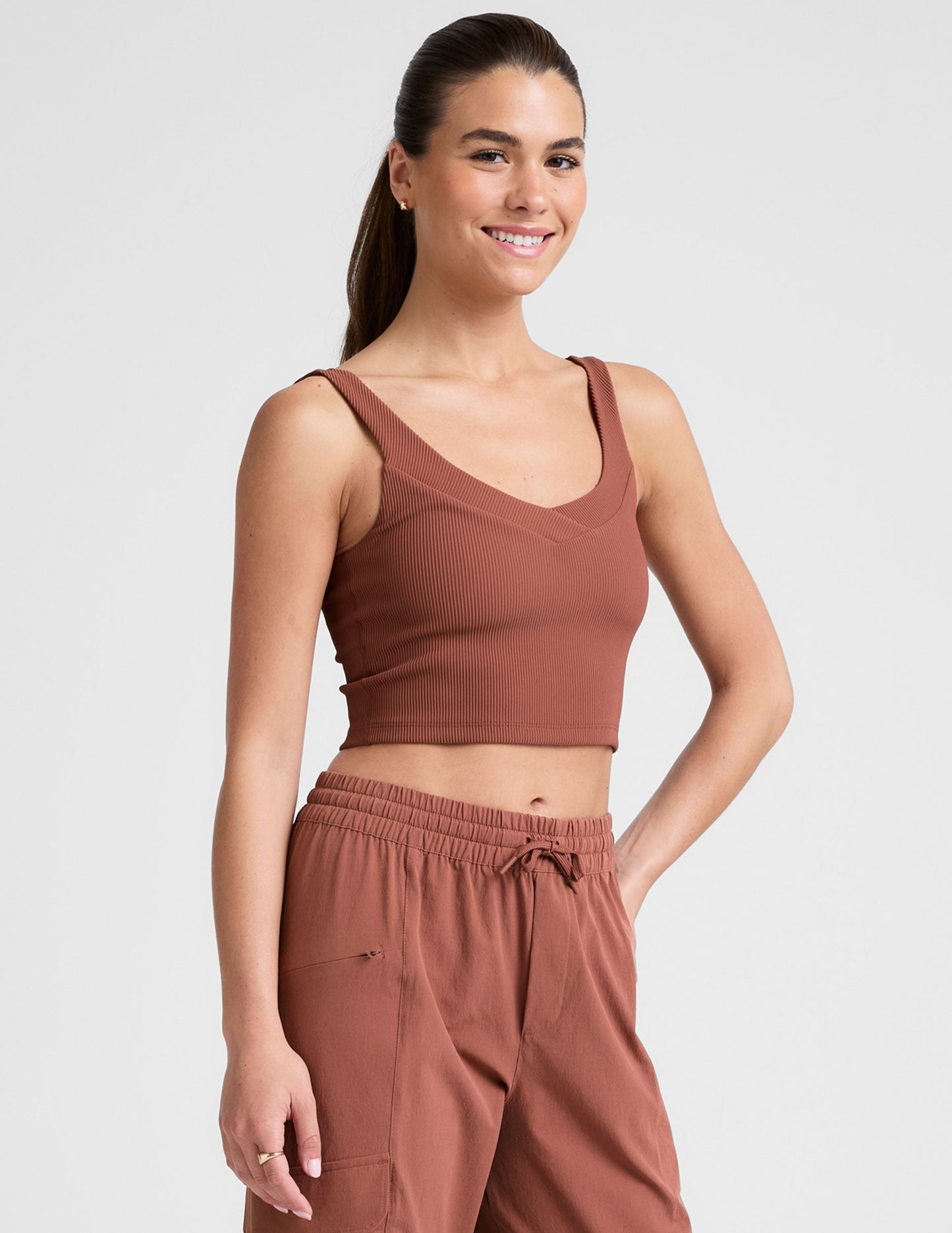 Beyond Yoga Impulse Ribbed Cropped Tank