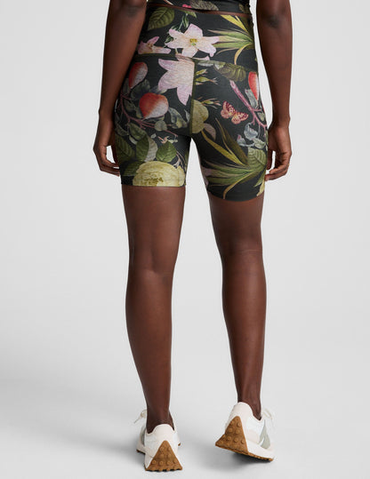 Beyond Yoga High Waisted Biker Botanical Garden Shorts - Multi-Color