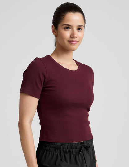 Beyond Yoga Rib Baby Tee