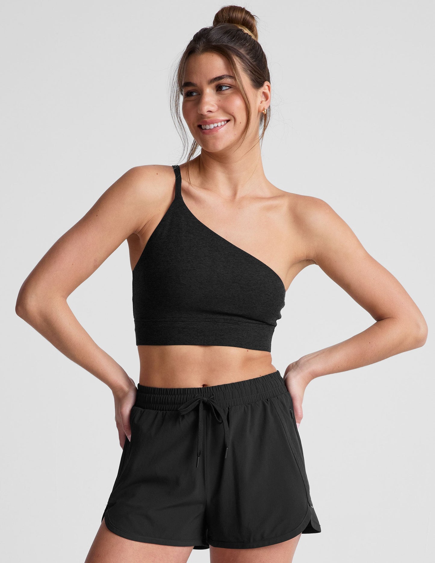 Beyond Yoga Spacedye One Shoulder Long Line Bra