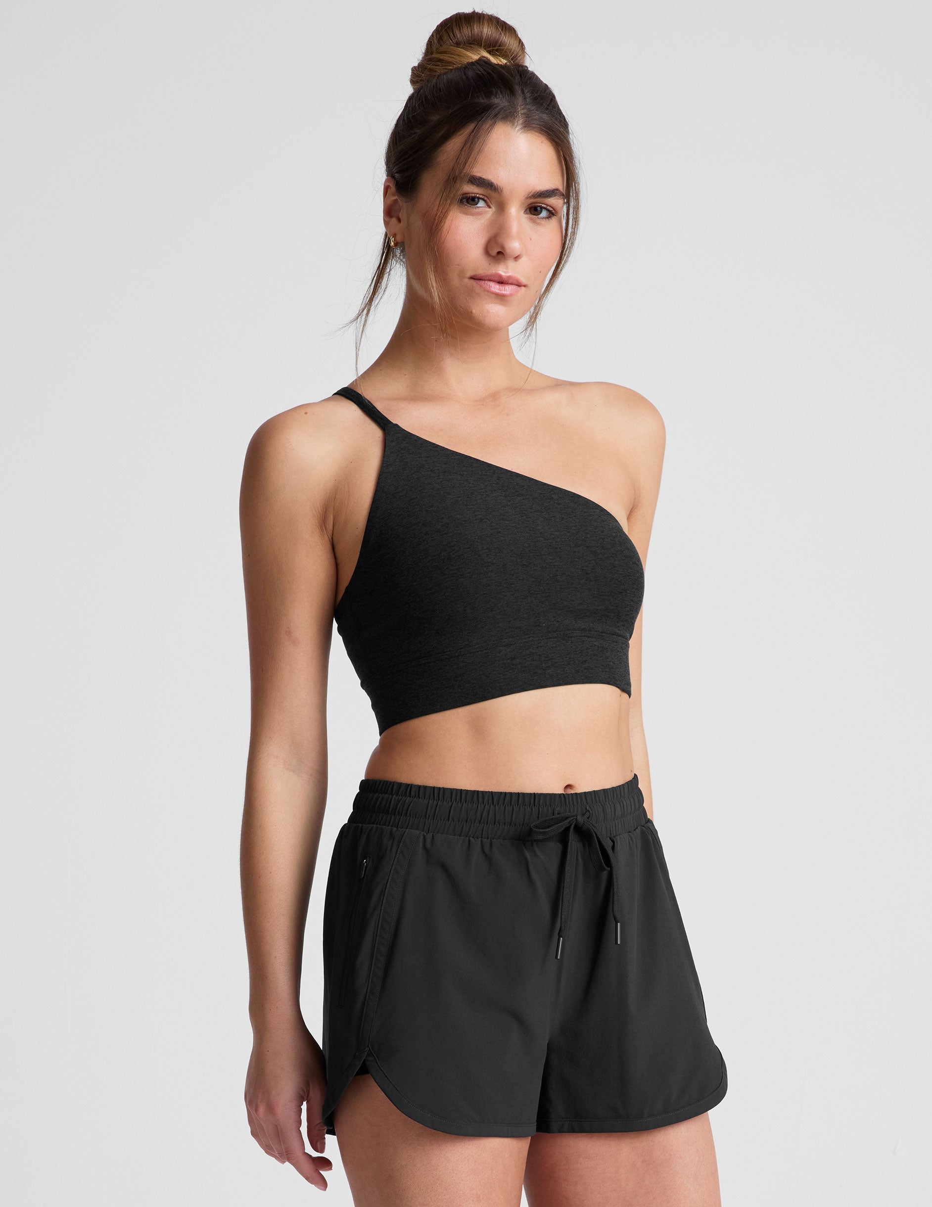Beyond Yoga Spacedye One Shoulder Long Line Bra