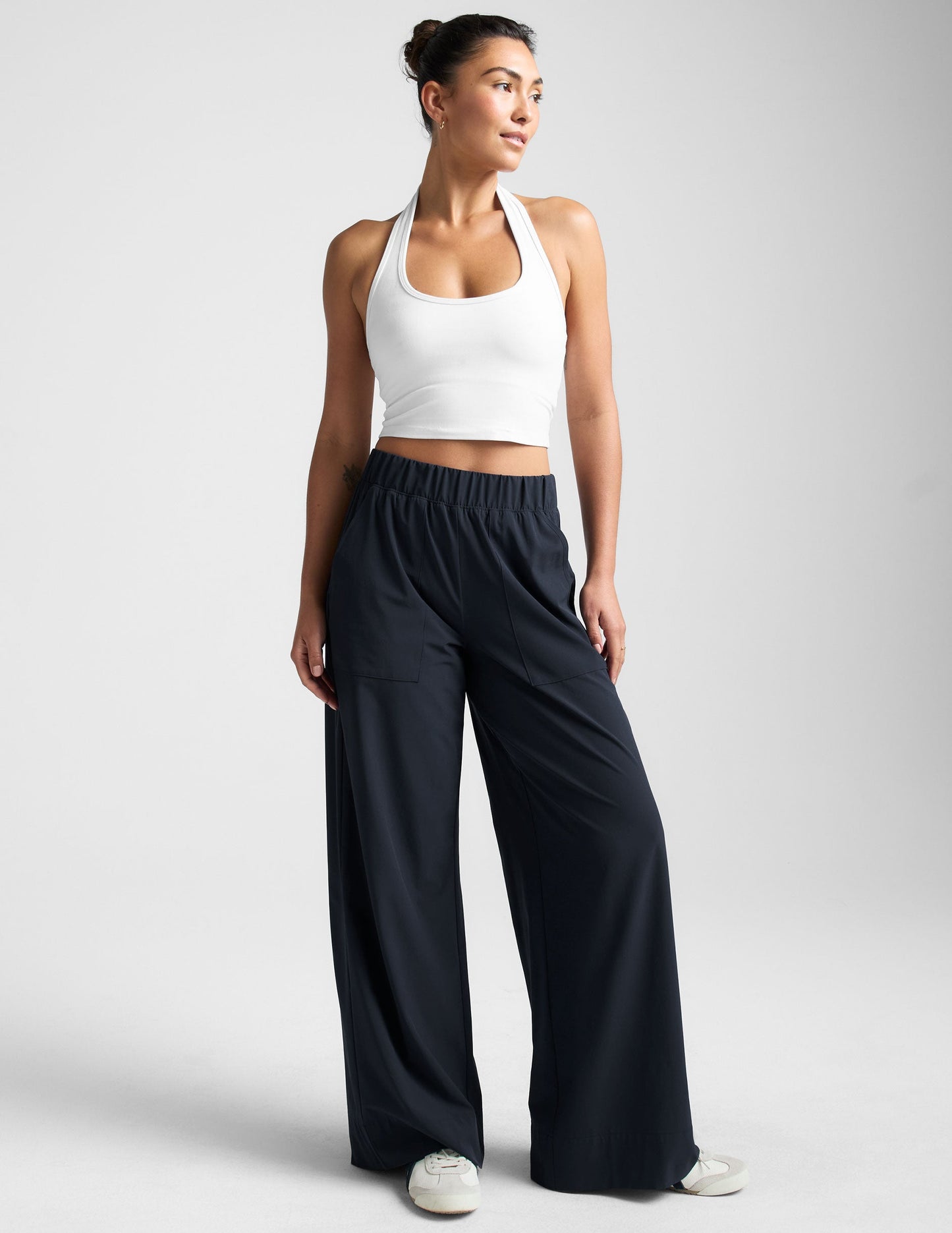 Beyond Yoga Spacedye Well Rounded Cropped Halter Tank