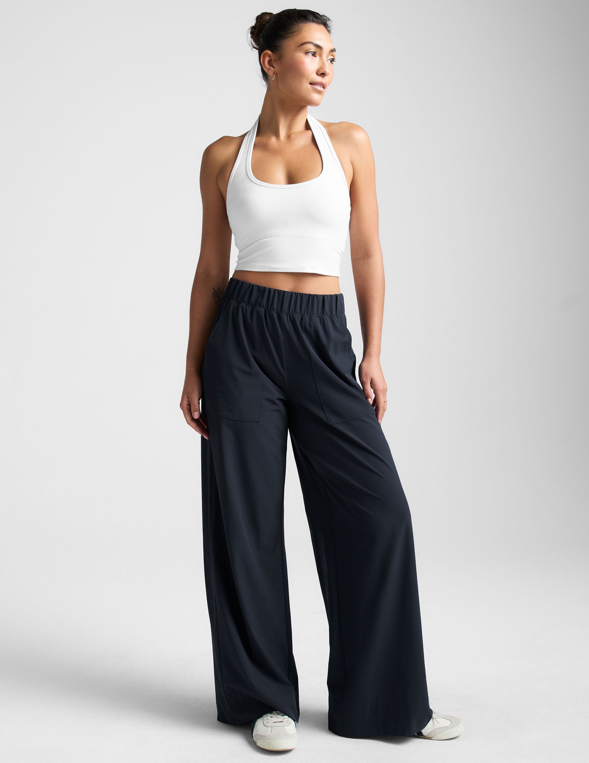 Beyond Yoga Spacedye Well Rounded Cropped Halter Tank