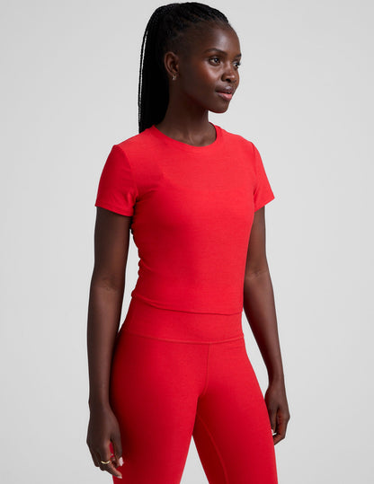 Beyond Yoga Featherweight Cropped Tee