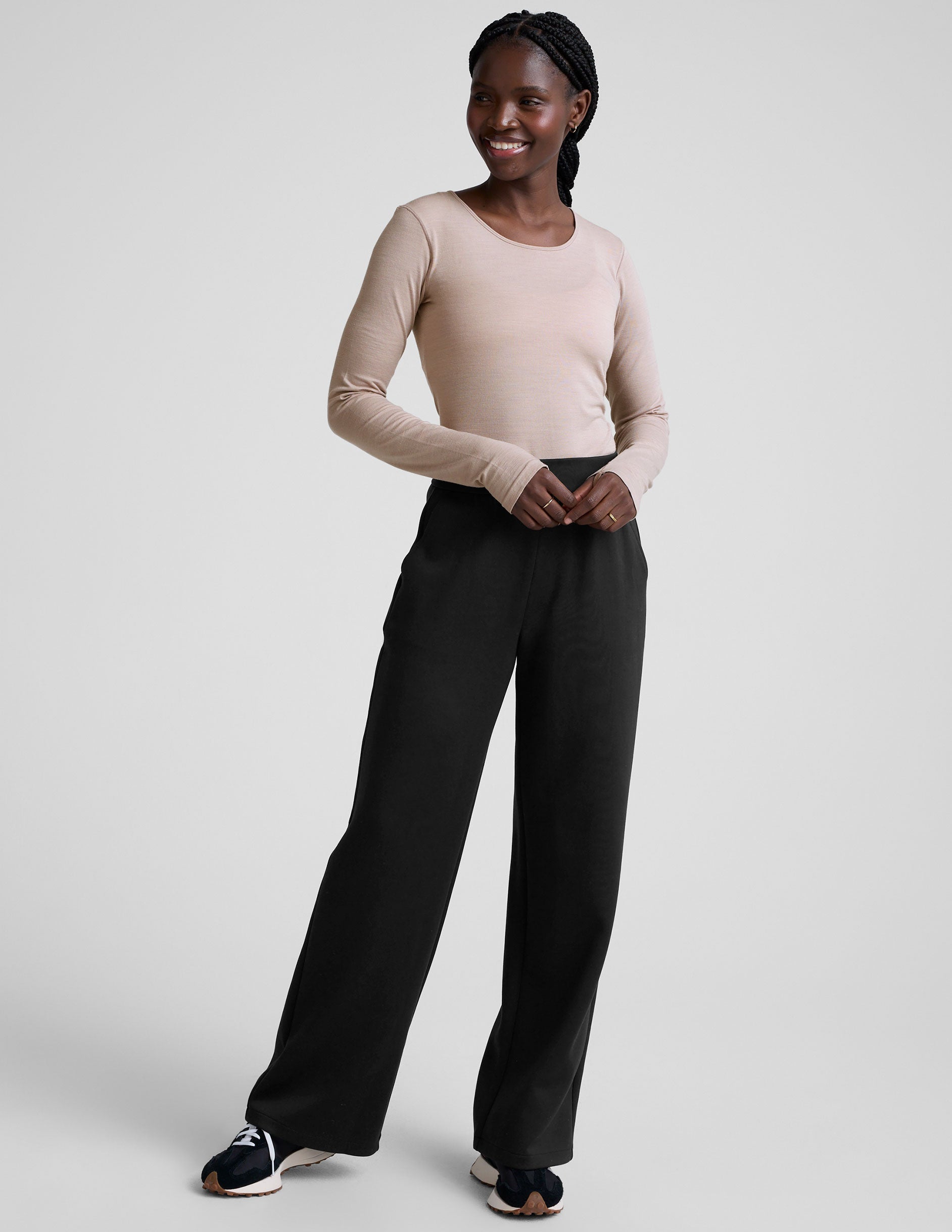 Beyond Yoga LuxeKnit Merino Wool Crewneck