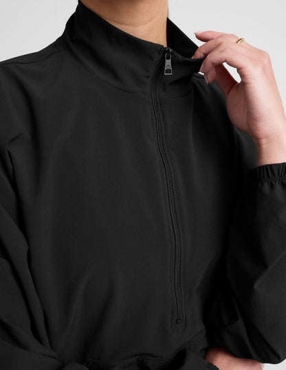 Beyond Yoga Stretch Woven In Stride Half Zip Pullover