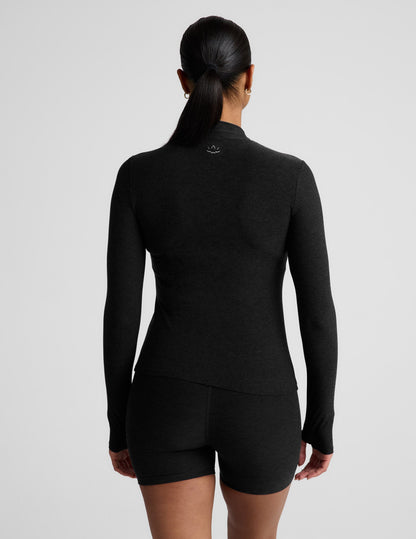 Beyond Yoga Featherweight Moving On Cropped Pullover