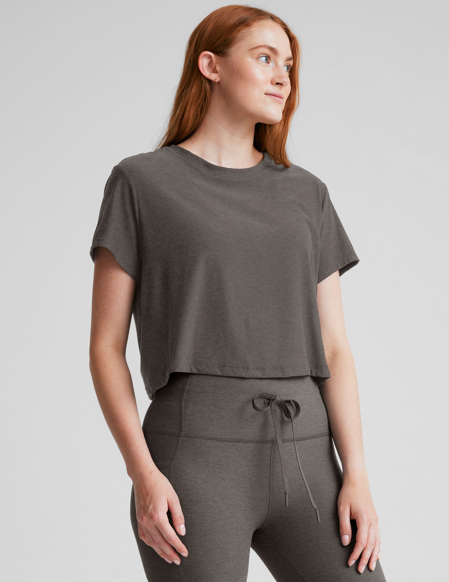 Beyond Yoga Featherweight Supreme Cropped Tee