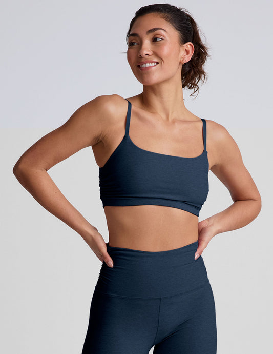 Beyond Yoga Spacedye Raise The Barre Shirred Bra