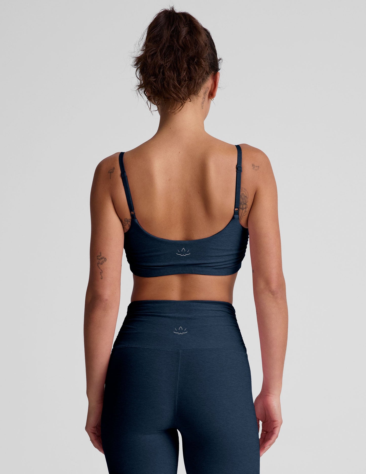 Beyond Yoga Spacedye Raise The Barre Shirred Bra