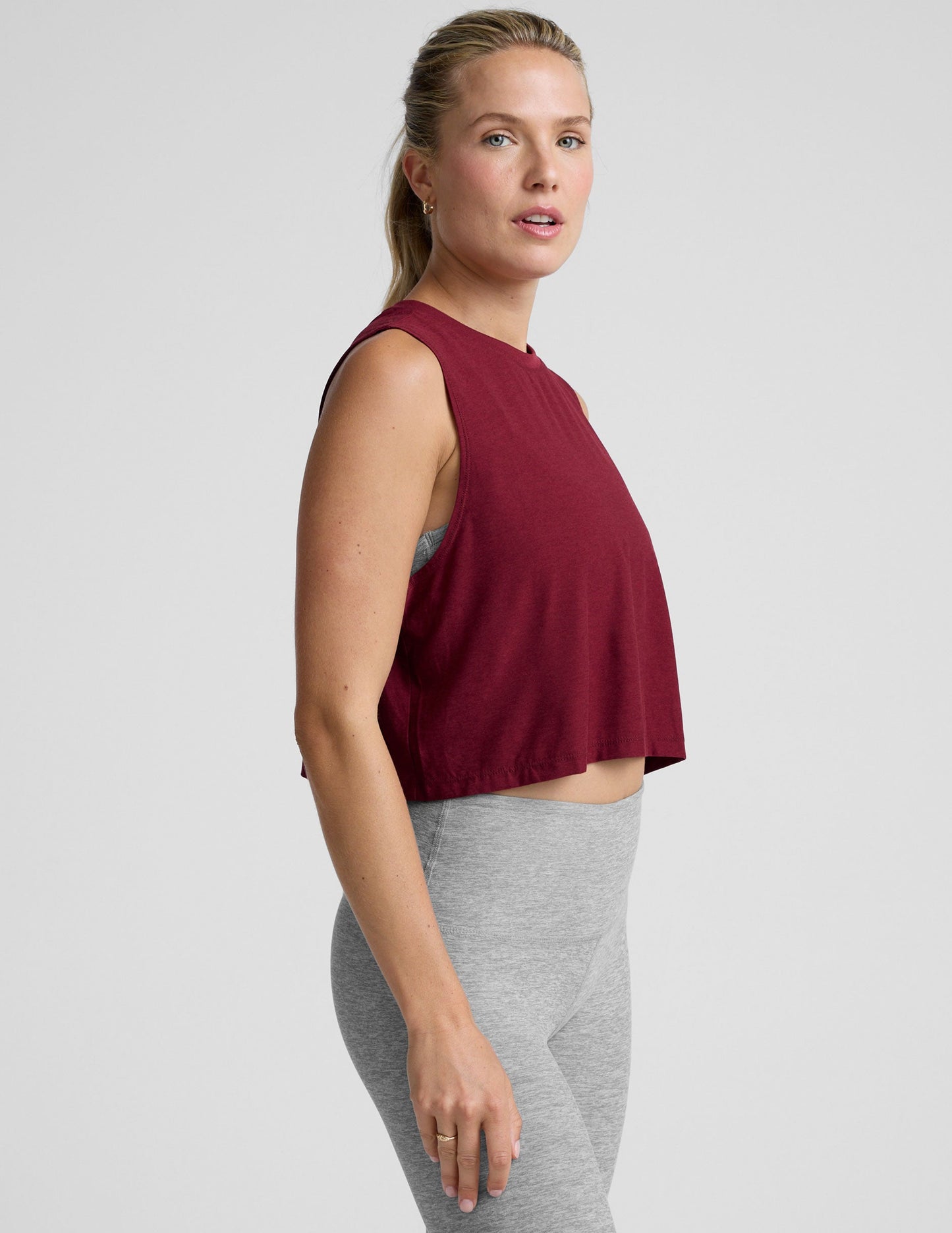 Beyond Yoga Featherweight Minimal Cropped Tank