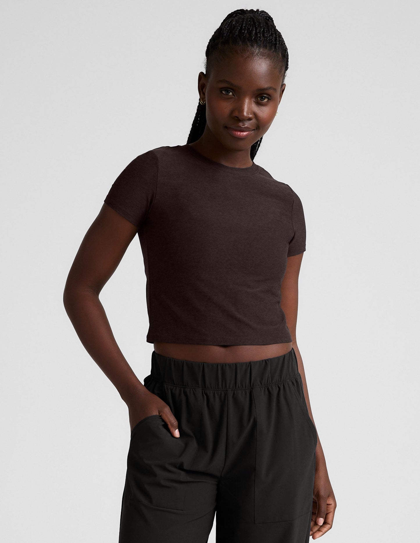Beyond Yoga Featherweight Cropped Tee