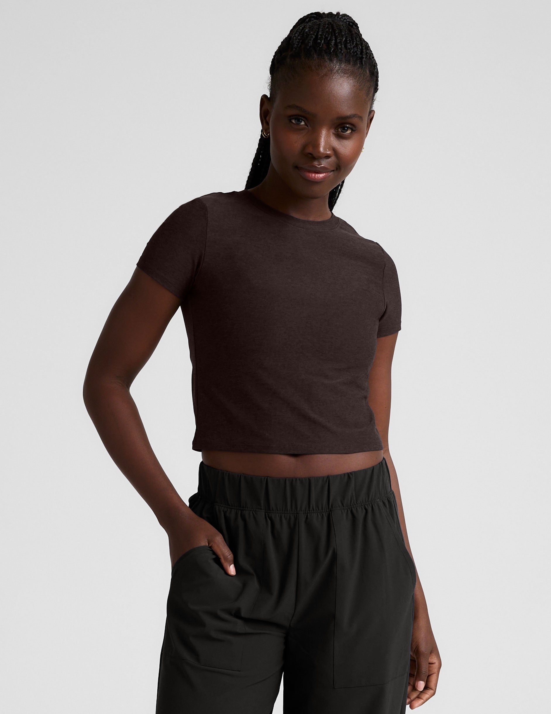 Beyond Yoga Featherweight Cropped Tee