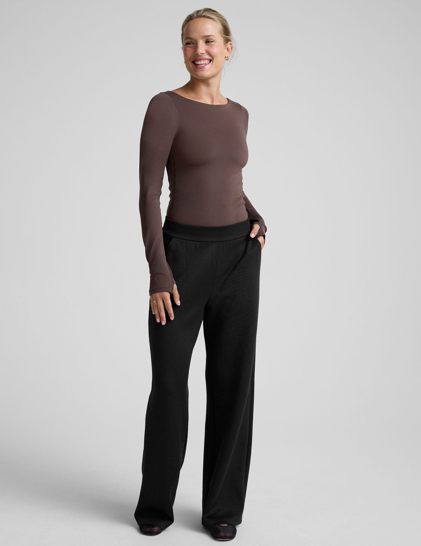 Beyond Yoga Serene Boatneck Bodysuit